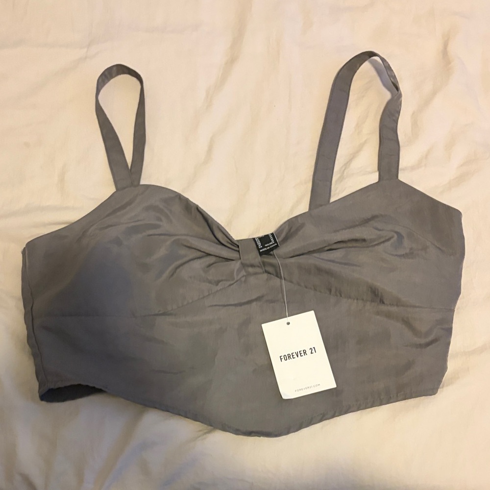 Forever 21 Charcoal Women's Bra Top